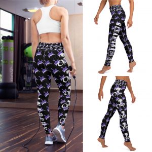 Exclusive Purple mermaid tail Custom printed Leggings