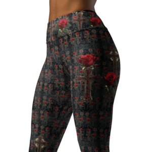 Exclusive Custom printed Leggings ICJUK Scarlet Serenade Revolt