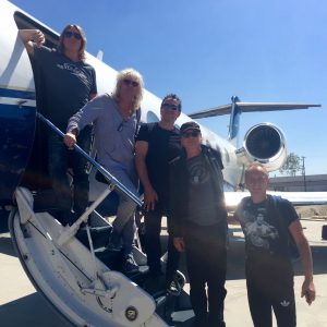 Joe Elliott of Def Leppard sporting the ICJUK Ocean Anarchy Collection
