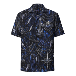 ICJUK Electric Voltage Unisex Button down short sleeve shirt