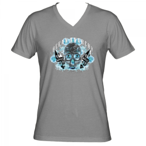 OA Skull Surf Unisex V Neck