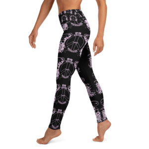 Exclusive Custom printed Leggings Peace Love Courage