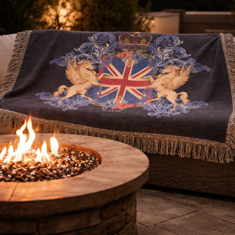 Exclusive All the Kings Horses Limited Edition Woven Blanket