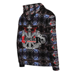 ICJUK ZROCKR Magazine Merch All-Over Print Unisex Zipper Hoodie