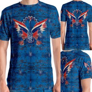 Guitar Wings Crew neck all over print