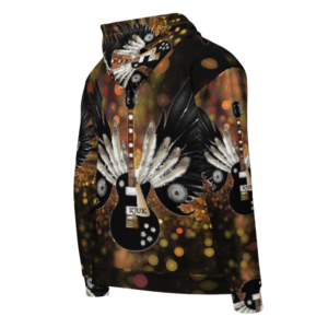 ICJUK All-Over Print Unisex Zipper Hoodie Earthly Echoes