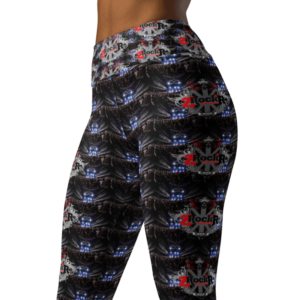 Exclusive Custom ICJUK ZROCKR Magazine Merch Leggings