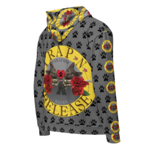 ICJUK All-Over Print Unisex Zipper Hoodie TNR Paradise Kitty