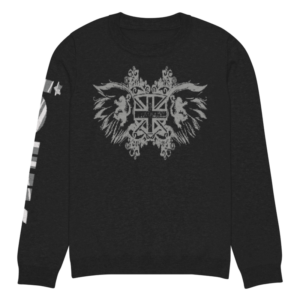 ICJUK Classic Lions and Crest and Wings Rock and Roll Knit Sweater