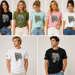 ICJUK  Sovereign Leopard Unisex Crew Neck
