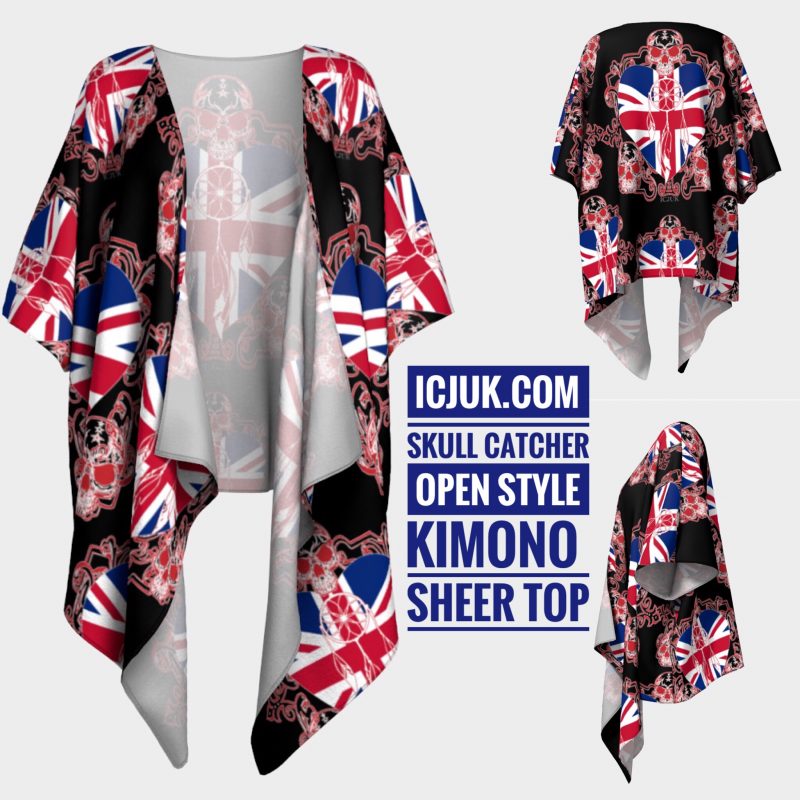 Open Style Kimono Sheer Top