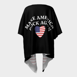 ICJUK Make America Rock Again open style Kimono lightweight sheer cover up