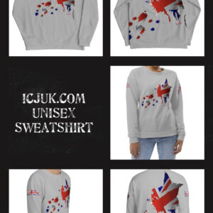 ICJUK All-Over Print Unisex Sweatshirt Exploding star