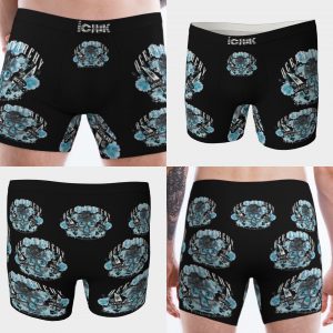 Exclusive OA Skull Surf Mens Boxer Briefs