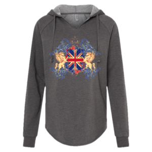 All the Kings Horses Lightwweight Wave Wash Hoooded Sweatshirt
