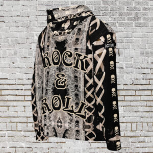 ICJUK Lace Luxe All-Over Print Unisex Zipper Hoodie