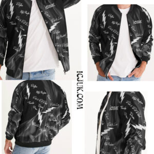 Exclusive ICJUK Rebel Metal Mayhem Custom made Unisex Bomber Jacket
