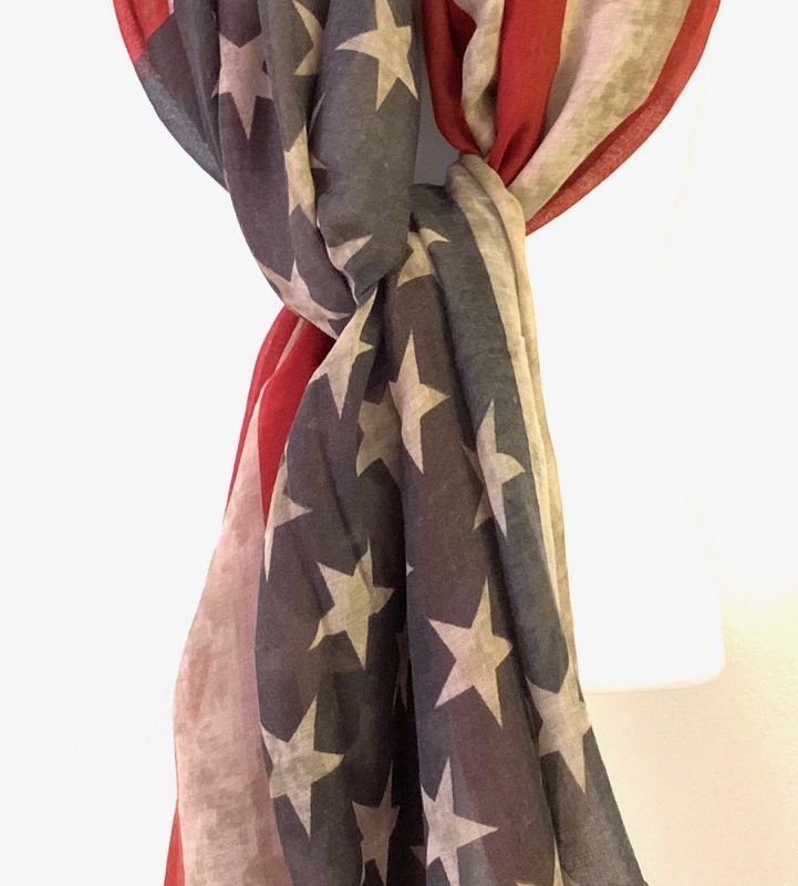 Oversized USA Vintage looking Scarf
