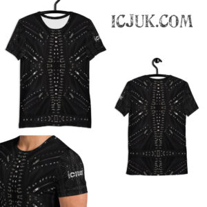 ICJUK Rock and Roll Zippers Crew neck all over print Men’s Tee