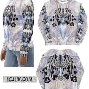 All-Over Print Unisex Sweatshirt ICJUK iridescent Angels Serenade