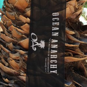 ICJUK OA Beach Babe Logo Designer Sheer Chiffon Custom Printed Scarf