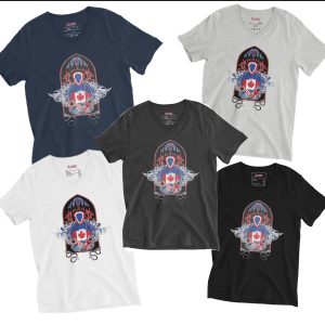 Unisex Black V Neck ICJUK International Guitar