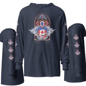 ICJUK International Guitar Unisex Long Sleeve Hooded Tee