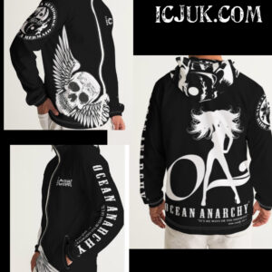 ICJUK Exclusive lightweight Windbreaker OA Beach babe with Skull