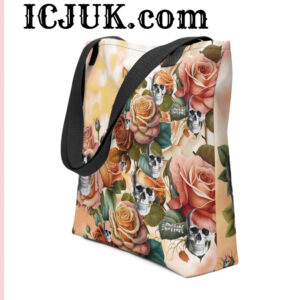 Exclusive All Over Print Tote ICJUK Rock and Rose Wisdom