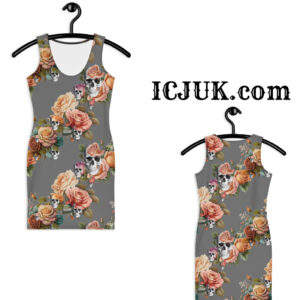 Exclusive Comfy soft Bodycon Dress ICJUK Rock and Rose Wisdom