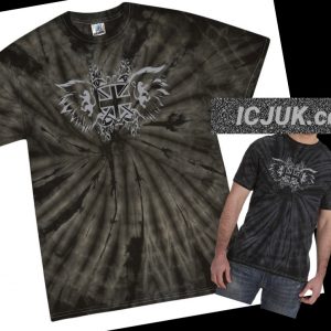 Black Tie Dye Lions Crest and Wings