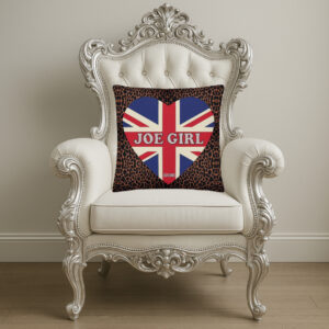 Exclusive ICJUK Joe Girl Large Pillow – 22″ x 22″