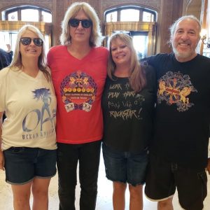 Joe Elliott of Def Leppard Hits Canada with some ICJUK Designer shirts 2019 Tour