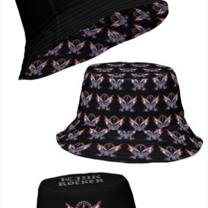 ICJUK Guitar Wings Reversible Bucket Hat