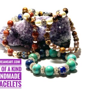 One of a kind Handmade Bracelets by Claire Jane