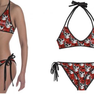 Black and White Skull Bikini separates