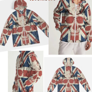ICJUK Exclusive lightweight Windbreaker Skulls Galore