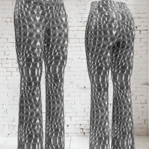 ICJUK Metallic Tones Rockstar Flare Leggings