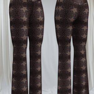 ICJUK Star Leopard Rockstar Flare Leggings