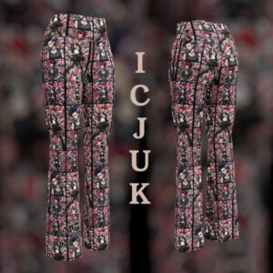 ICJUK Punk Rockstar Flare Leggings