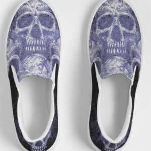 Women’s Slip-On Canvas Shoe ICJUK Quadskulls
