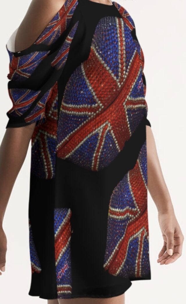 Tribal T-Shirts Union Jack lips t-shirt (disponibile nelle taglie S