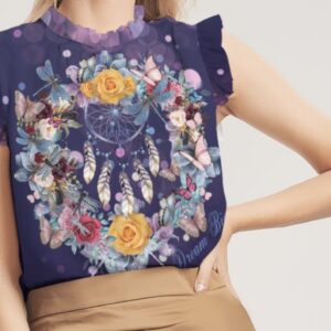 ICJUK Dream Big Charming Ruffle Sleeve Top