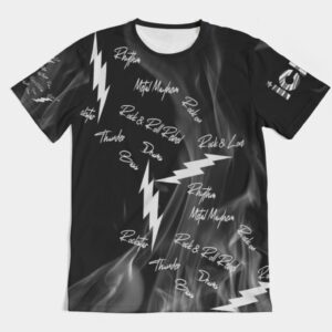 ICJUK Rebel Metal Mayhem Crew neck all over print Men’s Tee
