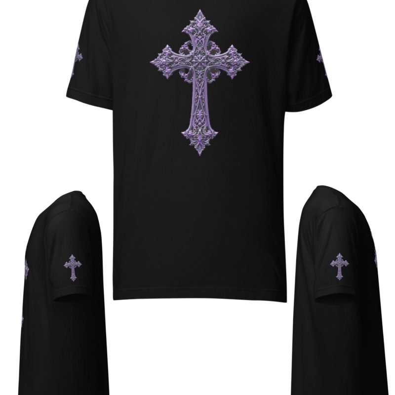 ICJUK Gothic Throne Cross Unisex Crew Neck