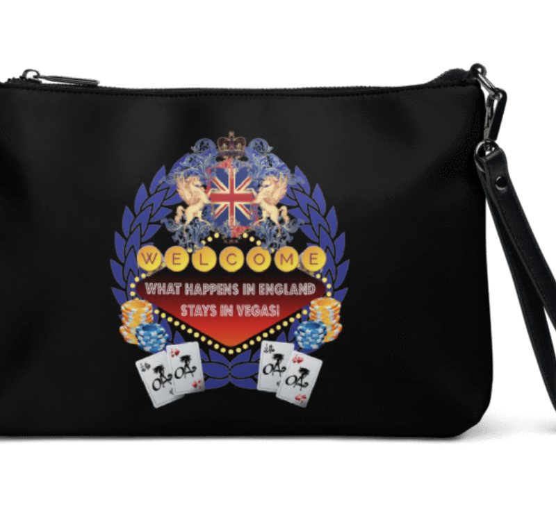 ICJUK Vegas Zip Clutch Pouch