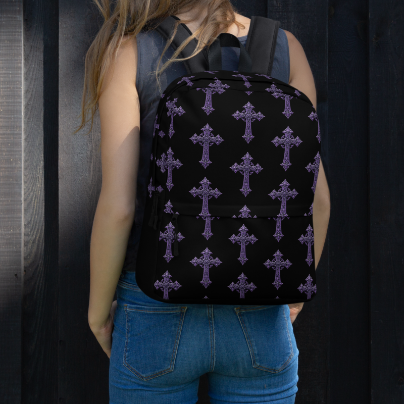 ICJUK Gothic Throne Cross Rockstar Backpack