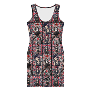 Exclusive Comfy soft Bodycon Dress ICJUK Punk Rock