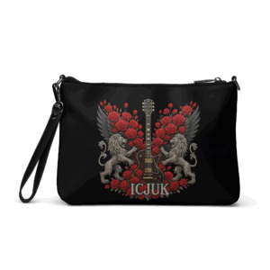 ICJUK Roar and Rock Zip Clutch Pouch