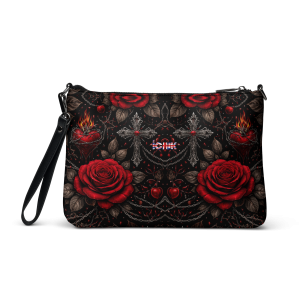 ICJUK Crimson Devotion Zip Clutch Pouch